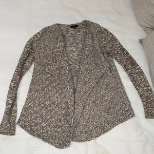 Gap cream and white marled cardigan